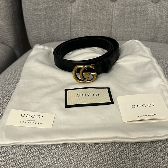 Gucci GG marmont thin belt - Picture 3 of 4